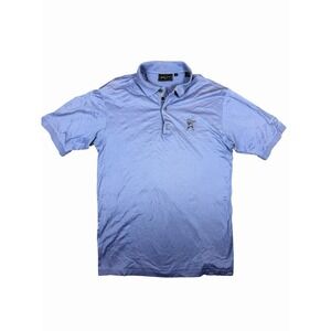 Bobby Jones Collection Golf Polo Shirt Mens Small Blue Robin Hood Italy Made